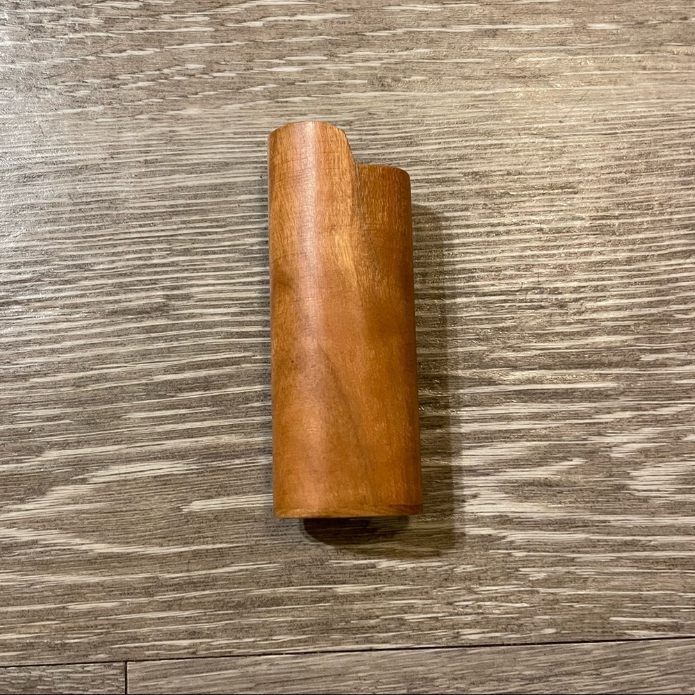 Natural Cherry Wood Light Cover Sleeve.